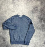 Stone island 2020 blue dust treatment jumper