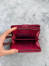 Prada pink saffiano leather purse
