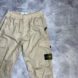 Stone island 2020 beige cargo trousers