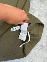 Off-White diagonal tab armygrøn t-shirt