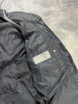 Doudoune Dior noire à motif oblique