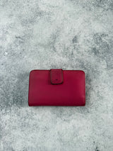 Prada pink saffiano leather purse