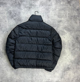 Doudoune Dior noire à motif oblique