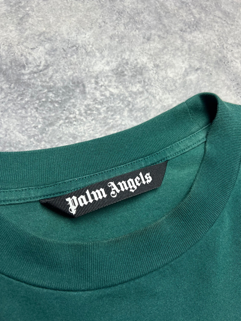 Palm angels dark green kill the bear tee