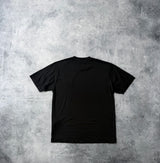 Stone island black compass logo tee