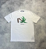 Palm angels white broken palm tree tee