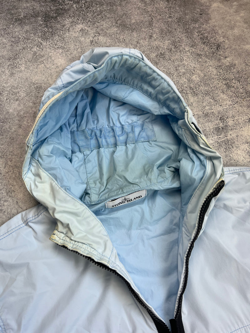 Stone island 2021 baby blue skin touch nylon-tc jacket