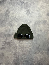 CP company khaki wool beanie