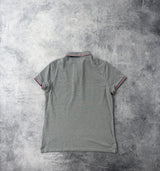 Moncler grey polo shirt