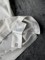 Moncler white arm logo tee