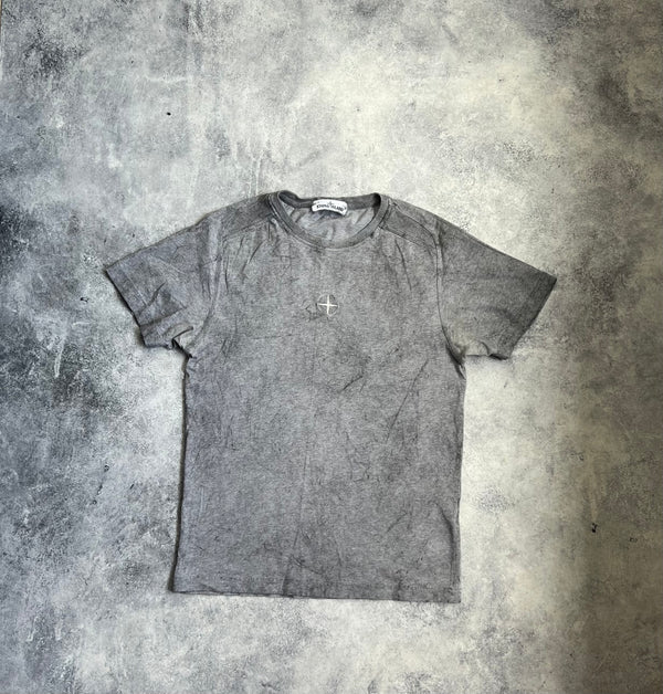 Stone island 2020 grey dust treatment tee
