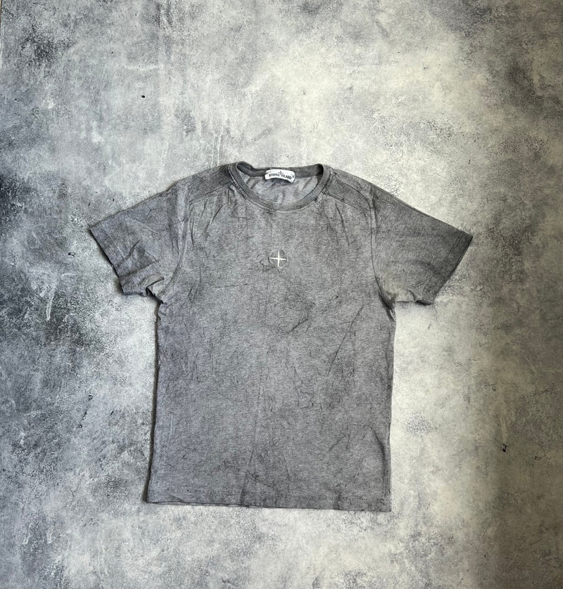 Stone island 2020 grey dust treatment tee
