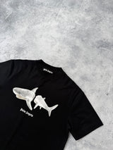Palm angels black shark tee