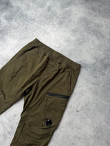 CP company khaki cargo trousers