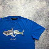 Palm angels blue shark tee