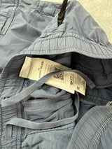 Stone island SS24 avio blue cargo trousers