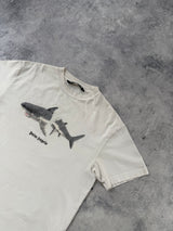 Palm angels white shark tee