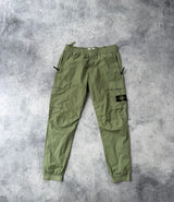 Stone island olive green cargo trousers