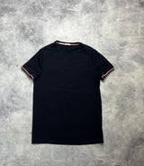 Moncler navy arm logo tee