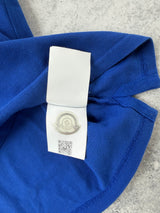 Moncler blue polo shirt
