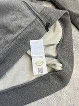 Moncler grey logo print cotton track jacket
