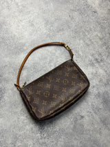 Louis Vuitton vintage monogram pochette accessories shoulder bag