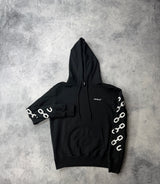 Off-white chain hoodie black