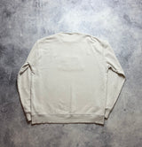 CP company cream embroidered jumper