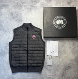 Canada goose iron grey Hybridge knit gilet