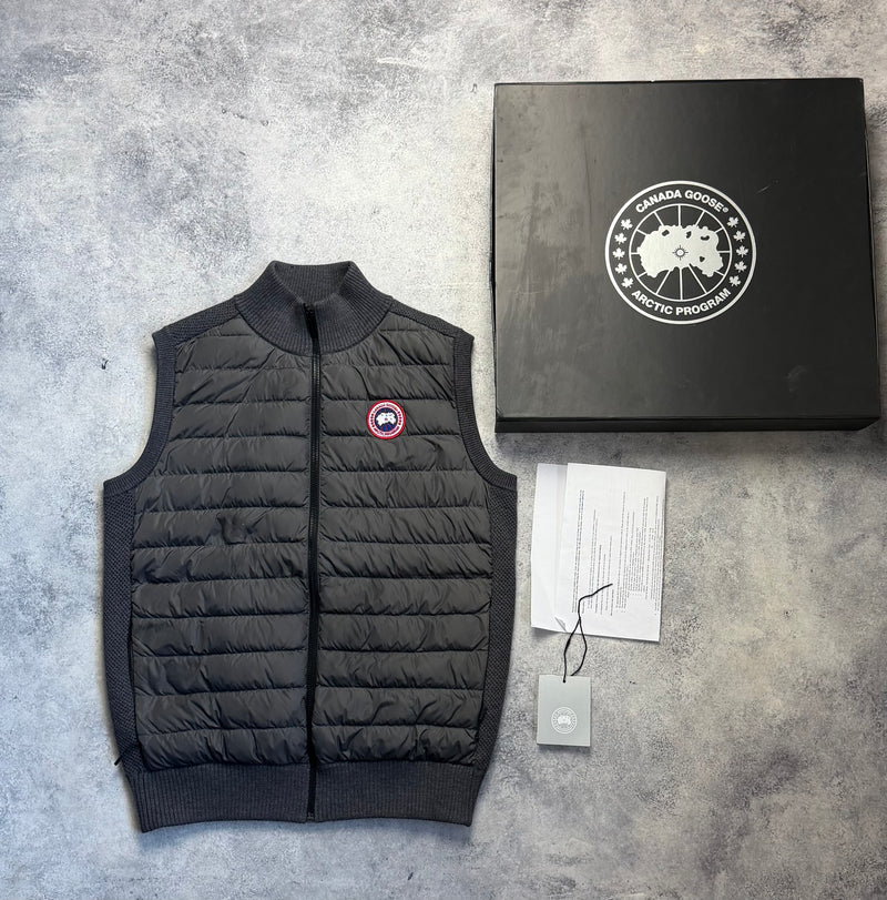 Canada goose iron grey Hybridge knit gilet