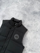 Canada goose black Garson quilted cotton blend gilet