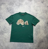 Palm angels green kill the bear tee