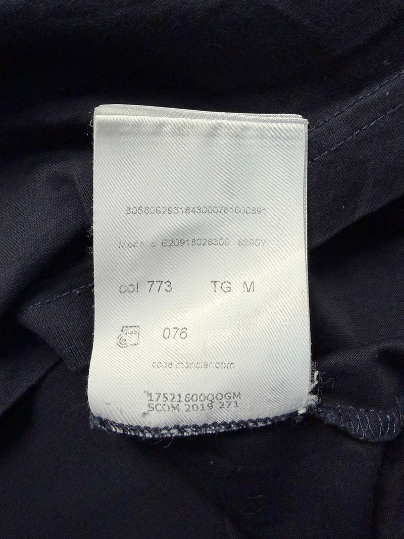 Moncler navy arm logo tee