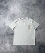 Prada white nylon pocket tee