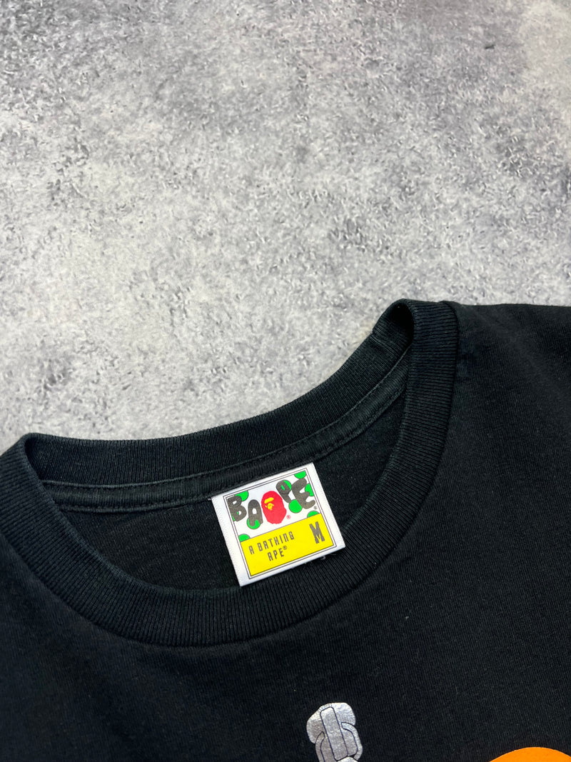 Bape black tiger shark tee