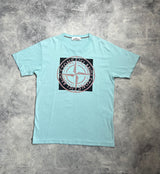 Stone island 2022 baby blue tee