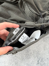 CP company ergonomic fit dark green cargo trousers