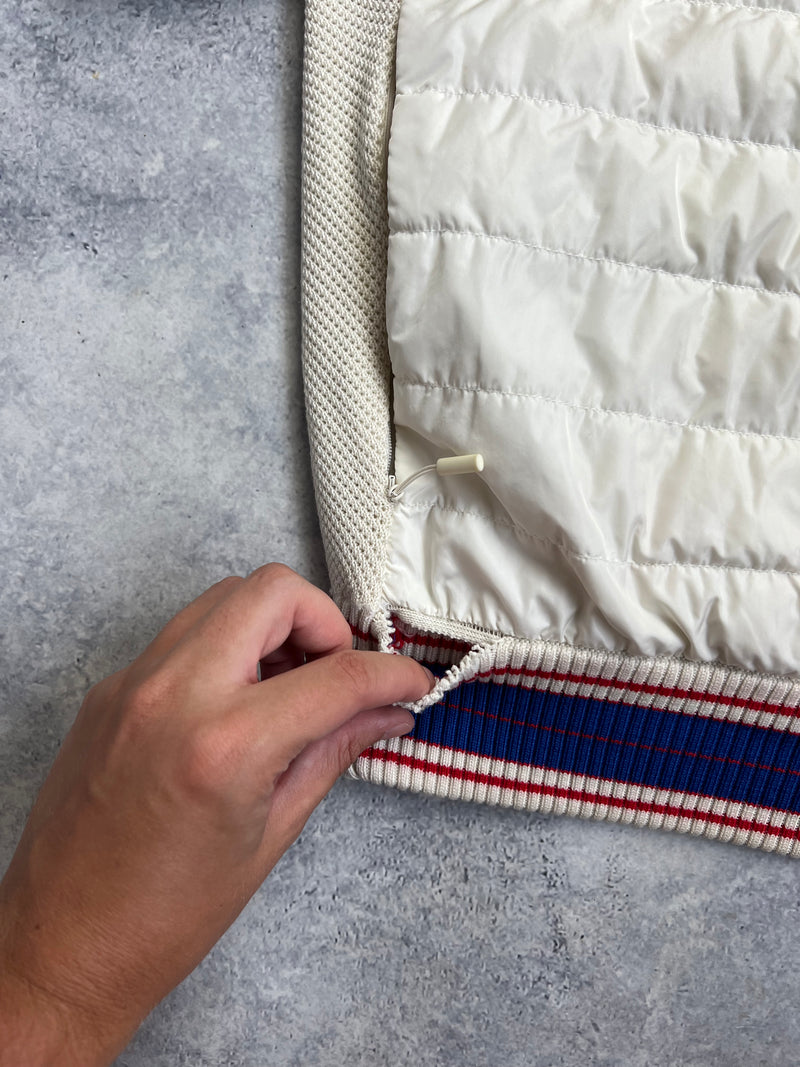 Canada goose cream hybridge knit jacket