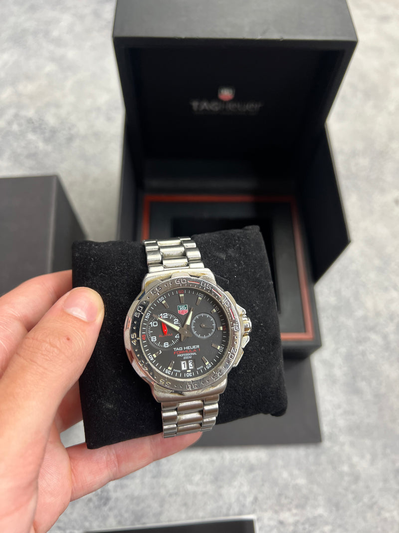 Tag heuer formula WAH111C- black dial watch – MrBreckz Limited