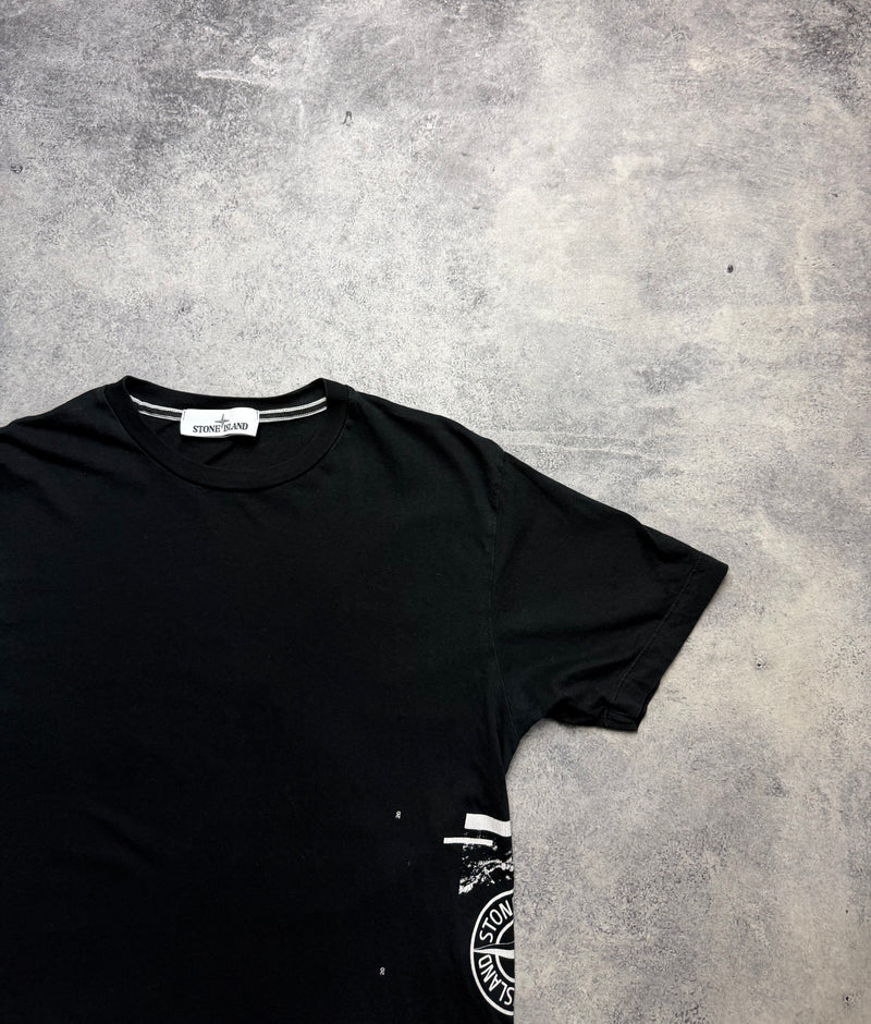 Stone island 2020 black graphic tee
