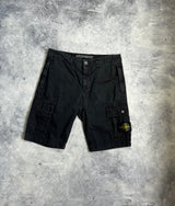 Stone island 2022 black cargo shorts