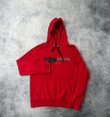 Palm angels red & black spray Paris hoodie