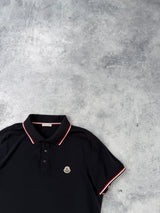 Moncler navy polo shirt