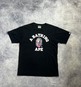 Bape city camo college logo tee