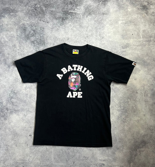 Bape city camo college logo tee