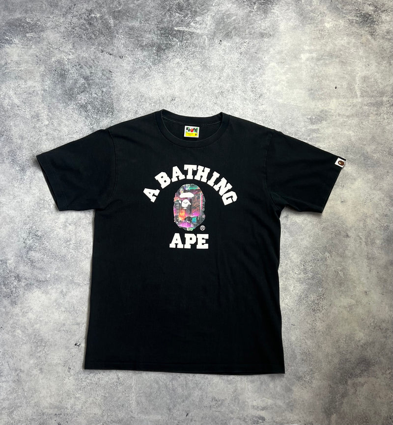 Bape city camo college logo tee