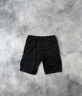 Stone island SS22 black cargo shorts