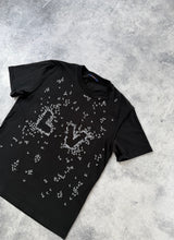Louis Vuitton spread embroidery black tee