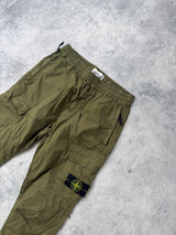 Stone island SS21 khaki green cargo trousers