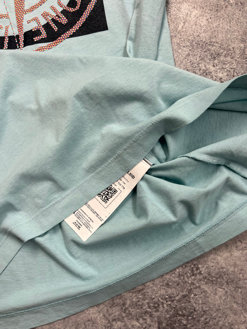 Stone island 2022 baby blue tee